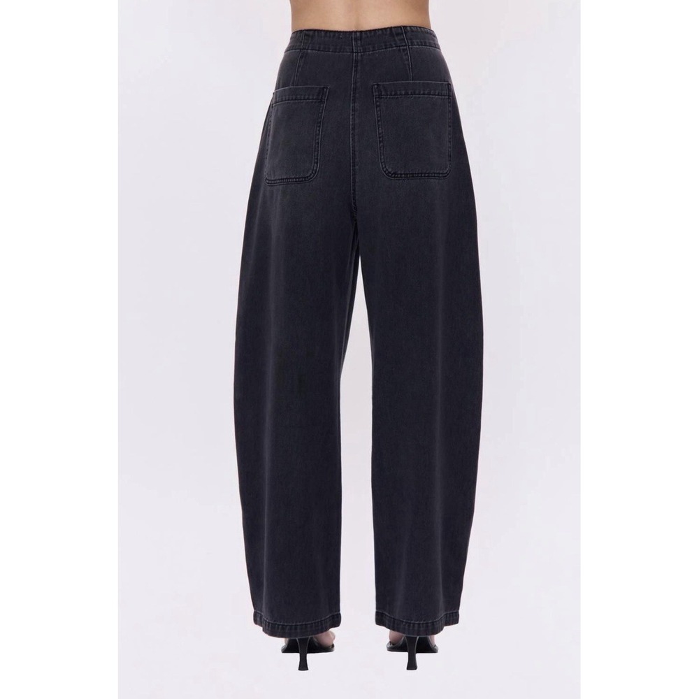 NWT Pistola Lottie High Rise Relaxed Bowed Leg Jeans 27 (meas 28) Barrel $208 - Picture 4 of 16